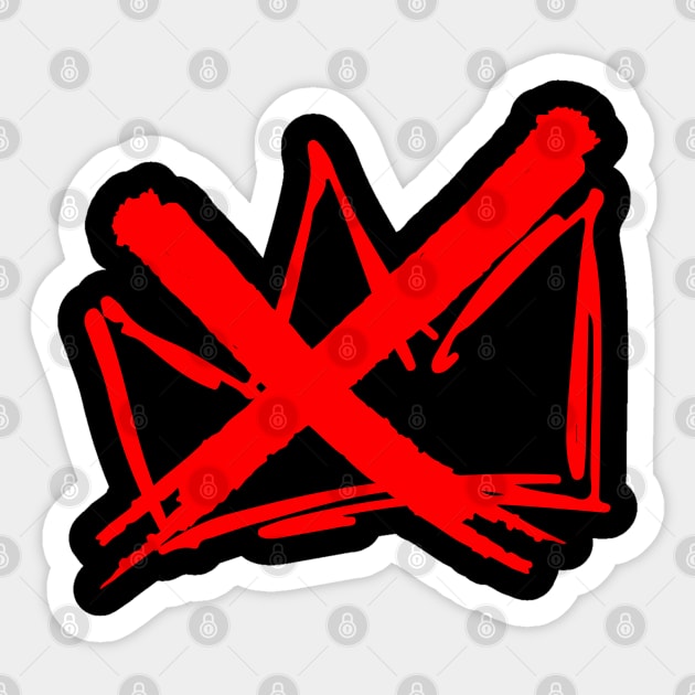 No-Kings Sticker by Creatifly Graphic Tees